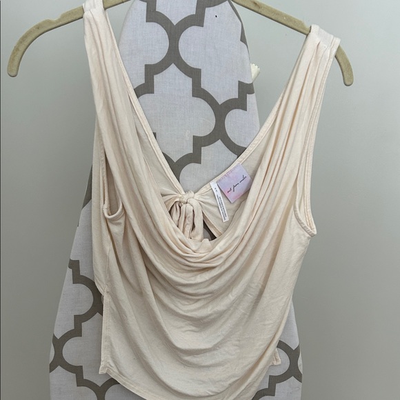Urban Outfitters Tops - Urban Outfitters Cream Drape Blouse